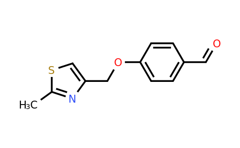 CAS 848316-21-2 | 4-[(2-methyl-1,3-thiazol-4-yl)methoxy]benzaldehyde