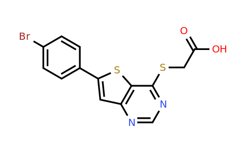 CAS 848336-14-1 | 2-{[6-(4-bromophenyl)thieno[3,2-d]pyrimidin-4-yl]sulfanyl}acetic acid