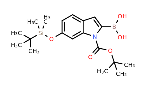 CAS 848357-99-3 | 2-borono-6-[[(1,1-dimethylethyl)dimethylsilyl]oxy]-1H-indole-1-carboxylic acid-1-(1,1-dimethylethyl) ester