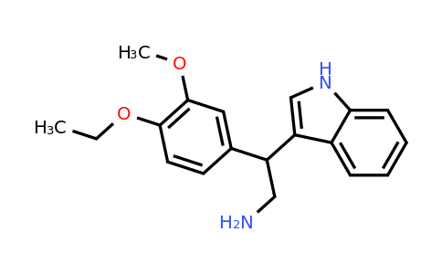 CAS 848369-57-3 | 2-(4-ethoxy-3-methoxyphenyl)-2-(1H-indol-3-yl)ethan-1-amine