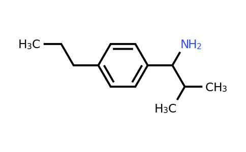 CAS 848369-65-3 | 2-methyl-1-(4-propylphenyl)propan-1-amine