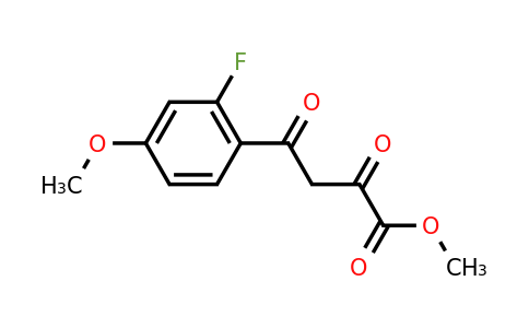CAS 848369-70-0 | methyl 4-(2-fluoro-4-methoxyphenyl)-2,4-dioxobutanoate