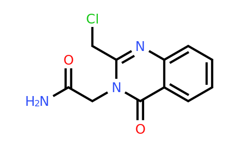 CAS 848369-71-1 | 2-[2-(chloromethyl)-4-oxo-3,4-dihydroquinazolin-3-yl]acetamide