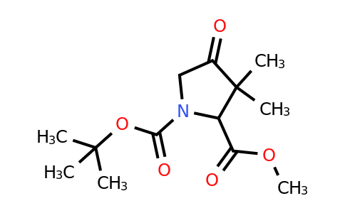 CAS 848444-88-2 | 1-tert-Butyl 2-methyl 3,3-dimethyl-4-oxopyrrolidine-1,2-dicarboxylate