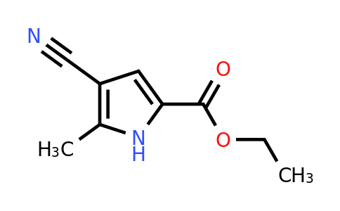 CAS 848498-76-0 | Ethyl 4-cyano-5-methyl-1H-pyrrole-2-carboxylate
