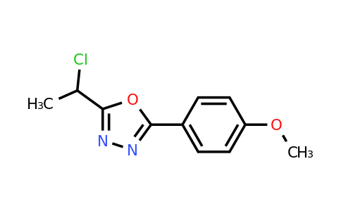 CAS 848658-81-1 | 2-(1-chloroethyl)-5-(4-methoxyphenyl)-1,3,4-oxadiazole