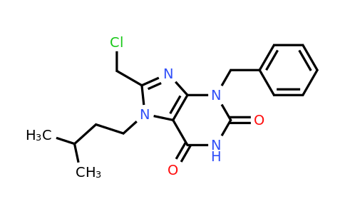 CAS 848658-87-7 | 3-benzyl-8-(chloromethyl)-7-(3-methylbutyl)-2,3,6,7-tetrahydro-1H-purine-2,6-dione