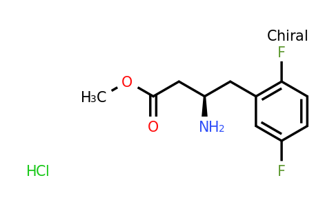 CAS 848667-53-8 | (R)-Methyl 3-amino-4-(2,5-difluorophenyl)butanoate hydrochloride