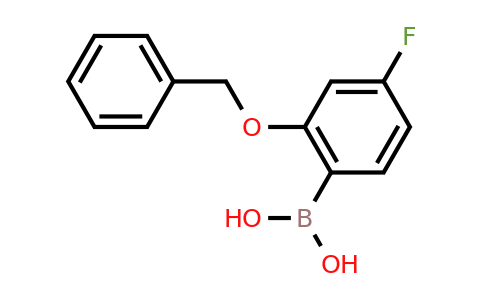 CAS 848779-87-3 | 2-Benzyloxy-4-fluorophenylboronic acid