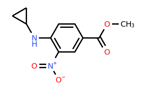CAS 848819-82-9 | Methyl 4-(cyclopropylamino)-3-nitrobenzoate