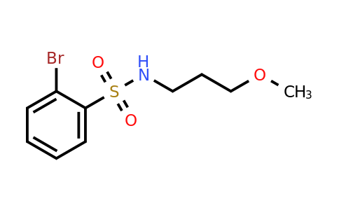 CAS 848906-56-9 | 2-Bromo-N-(3-methoxypropyl)benzenesulfonamide