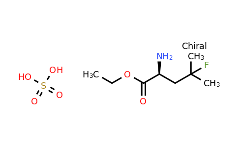 CAS 848949-85-9 | (S)-Ethyl 2-amino-4-fluoro-4-methylpentanoate sulfate