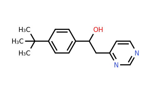 CAS 849021-31-4 | 1-(4-(tert-Butyl)phenyl)-2-(pyrimidin-4-yl)ethanol