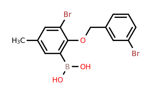 CAS 849052-16-0 | 3-Bromo-2-(3'-bromobenzyloxy)-5-methylphenylboronic acid