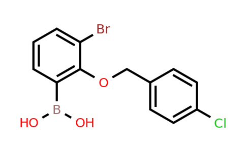 CAS 849052-23-9 | 3-Bromo-2-(4'-chlorobenzyloxy)phenylboronic acid
