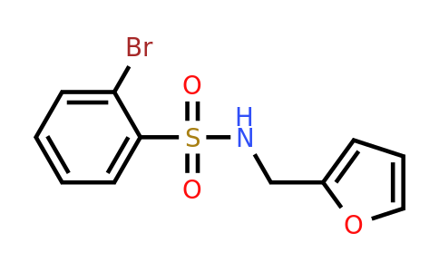 CAS 849056-66-2 | 2-Bromo-N-(furan-2-ylmethyl)benzenesulfonamide