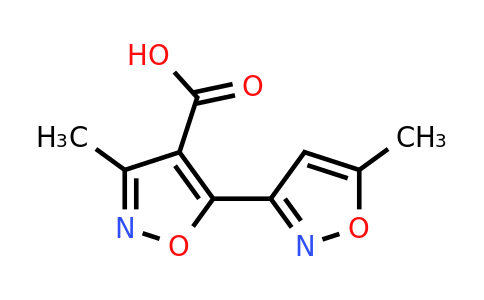 CAS 849066-63-3 | 3',5-Dimethyl-[3,5'-biisoxazole]-4'-carboxylic acid
