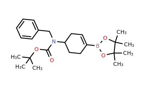CAS 849069-11-0 | tert-butyl N-benzyl-N-[4-(4,4,5,5-tetramethyl-1,3,2-dioxaborolan-2-yl)cyclohex-3-en-1-yl]carbamate