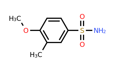 CAS 84910-99-6 | 4-Methoxy-3-methylbenzene sulfonamide