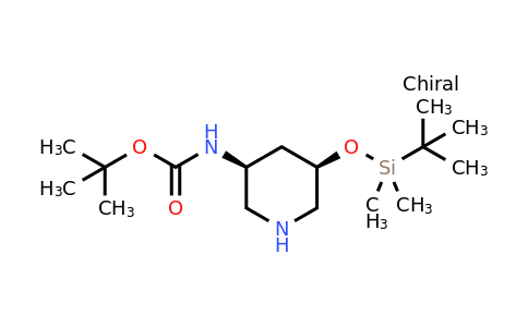 CAS 849161-65-5 | tert-butyl N-[(3S,5R)-5-[tert-butyl(dimethyl)silyl]oxy-3-piperidyl]carbamate