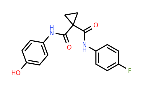 CAS 849217-60-3 | N'1-(4-fluorophenyl)-N1-(4-hydroxyphenyl)cyclopropane-1,1-dicarboxamide