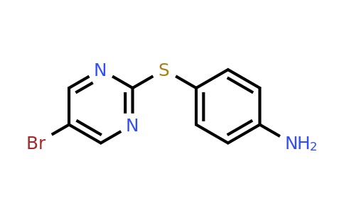CAS 849235-61-6 | 4-((5-Bromopyrimidin-2-yl)thio)aniline