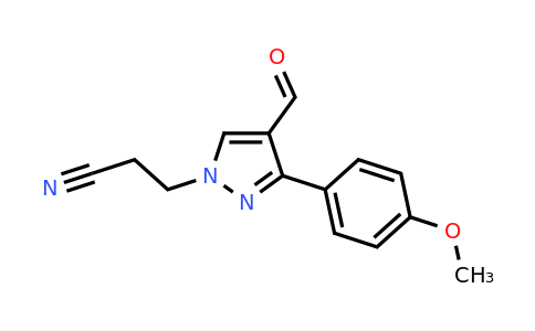CAS 849481-22-7 | 3-[4-formyl-3-(4-methoxyphenyl)-1H-pyrazol-1-yl]propanenitrile