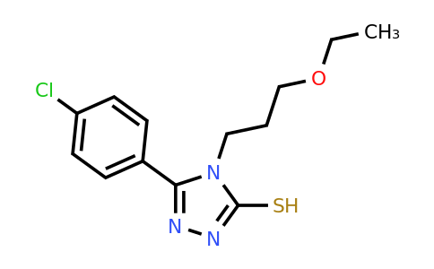CAS 849587-44-6 | 5-(4-chlorophenyl)-4-(3-ethoxypropyl)-4H-1,2,4-triazole-3-thiol