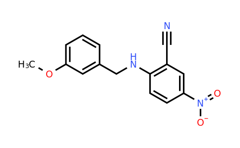 CAS 849620-21-9 | 2-((3-Methoxybenzyl)amino)-5-nitrobenzonitrile