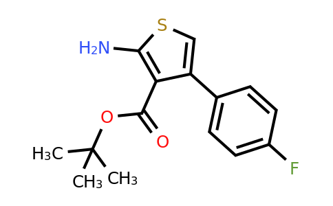 CAS 849659-47-8 | tert-butyl 2-amino-4-(4-fluorophenyl)thiophene-3-carboxylate