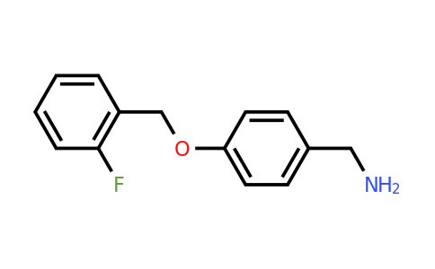 CAS 849807-01-8 | {4-[(2-fluorophenyl)methoxy]phenyl}methanamine