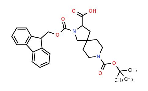 CAS 849928-23-0 | 2-(((9H-Fluoren-9-YL)methoxy)carbonyl)-8-(tert-butoxycarbonyl)-2,8-diazaspiro[4.5]decane-3-carboxylic acid