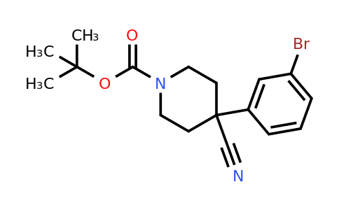 CAS 849928-28-5 | 1-Boc-4-cyano-4-(3-bromophenyl)-piperidine
