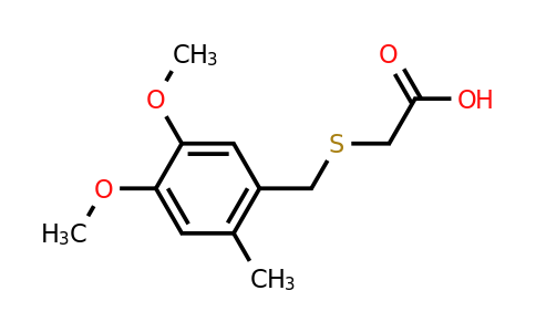 CAS 850020-76-7 | 2-{[(4,5-dimethoxy-2-methylphenyl)methyl]sulfanyl}acetic acid