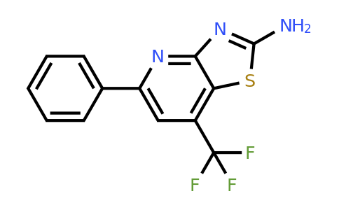 CAS 850021-29-3 | 5-phenyl-7-(trifluoromethyl)-[1,3]thiazolo[4,5-b]pyridin-2-amine