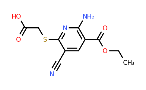 CAS 850021-39-5 | 2-{[6-amino-3-cyano-5-(ethoxycarbonyl)pyridin-2-yl]sulfanyl}acetic acid