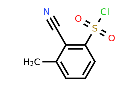 2-cyano-3-methylbenzene-1-sulfonyl chloride
