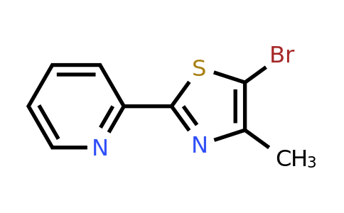 CAS 850245-47-5 | 2-(5-bromo-4-methyl-1,3-thiazol-2-yl)pyridine