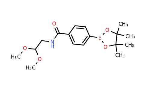 CAS 850411-06-2 | N-(2,2-Dimethoxyethyl)-4-(4,4,5,5-tetramethyl-1,3,2-dioxaborolan-2-yl)benzamide