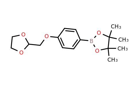 CAS 850411-10-8 | 2-[4-([1,3]Dioxolan-2-ylmethoxy)-phenyl]-4,4,5,5-tetramethyl-[1,3,2]dioxaborolane