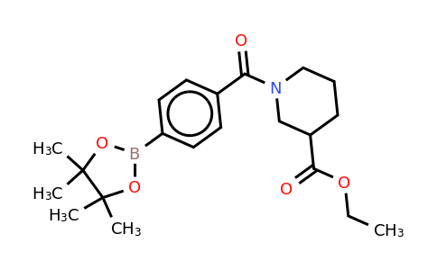 CAS 850411-14-2 | 4-(3-Ethoxycarbonylpiperidine)carboxamidophenylboronic acid, pinacol ester