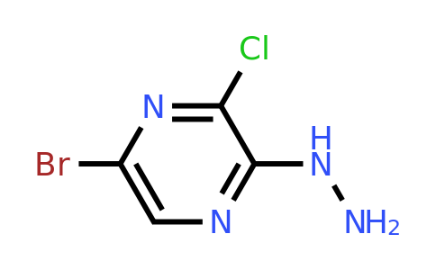 CAS 850421-08-8 | 1-(5-bromo-3-chloropyrazin-2-yl)hydrazine