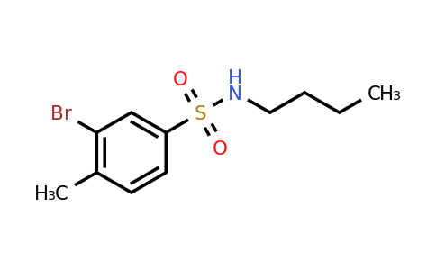 N-butyl 3-bromo-4-methylbenzenesulfonamide