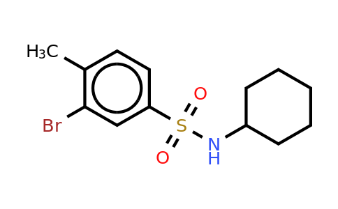 N-cyclohexyl 3-bromo-4-methylbenzenesulfonamide