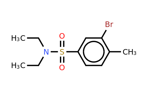 N,N-diethyl 3-bromo-4-methylbenzenesulfonamide