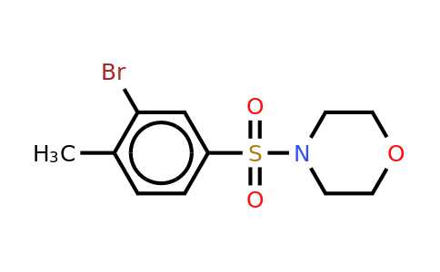 CAS 850429-74-2 | 1-(3-Bromo-4-methylphenylsulfonyl)morpholine