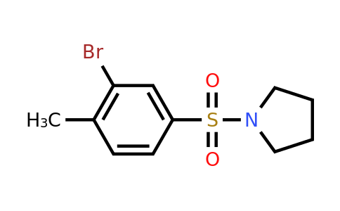 CAS 850429-75-3 | 1-(3-Bromo-4-methylphenylsulfonyl)pyrrolidine