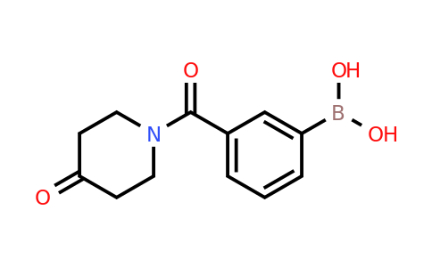 CAS 850567-32-7 | 3-(4-Oxopiperidine-1-carbonyl)phenylboronic acid