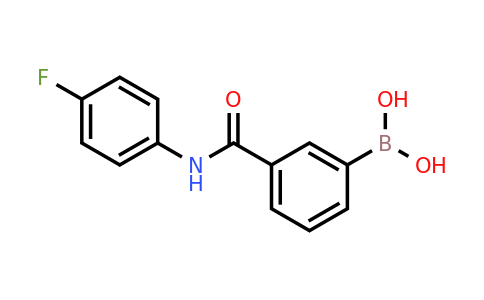 CAS 850567-35-0 | 3-(4-Fluorophenyl)aminocarbonylphenylboronic acid