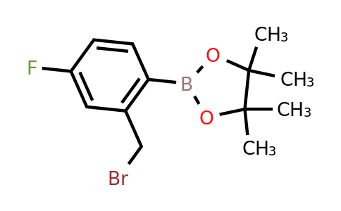 CAS 850567-57-6 | 2-Bromomethyl-4-fluorophenylboronic acid pinacol ester
